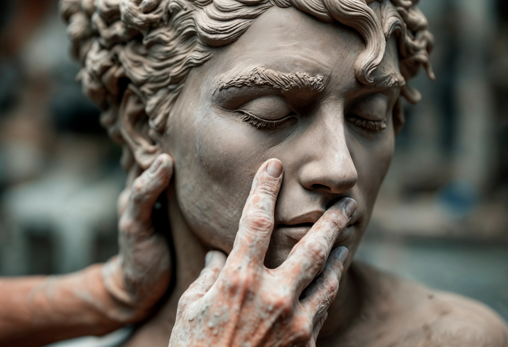 Restauration de statue ancienne